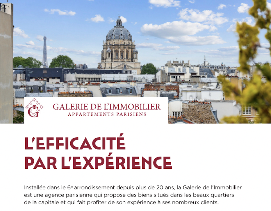 LA GALERIE DE L’IMMOBILIER dans le guide des comités d