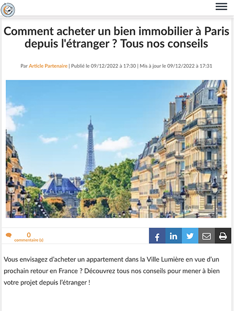 Le petit journal-galerie de l'immobilier